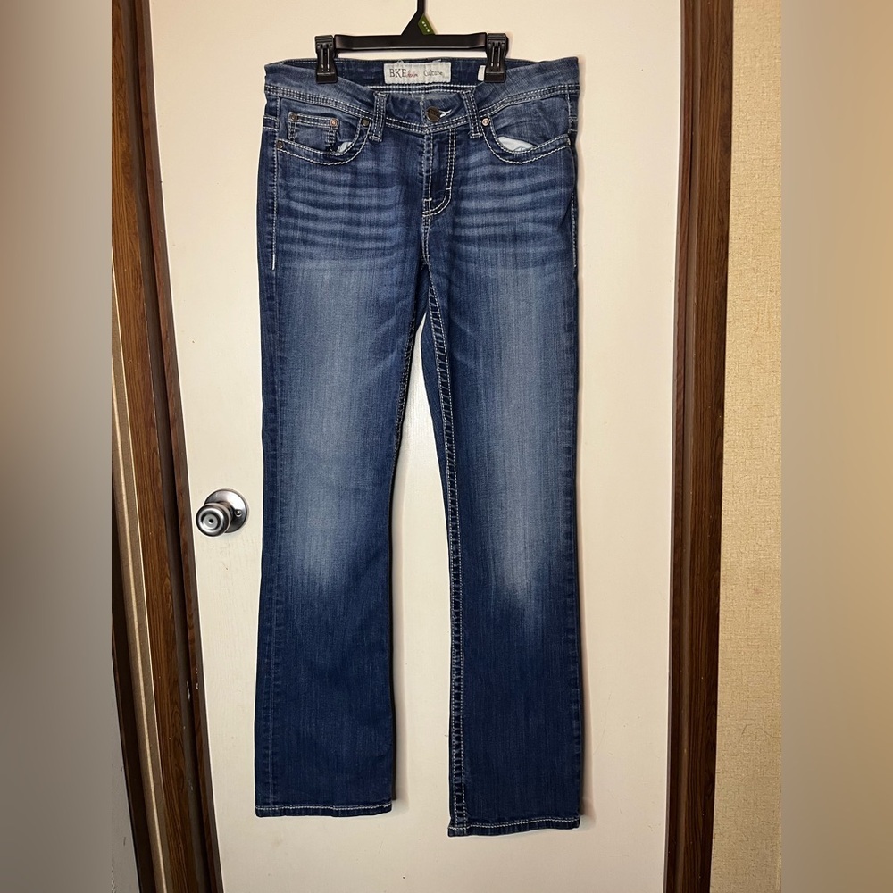 BKE Women's Dark Blue Boot Cut Jeans